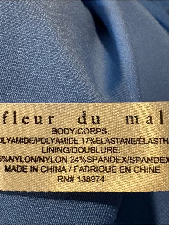 Fleur Du Mal Blue Cindy Mini Dress Party New - Picture 11 of 14